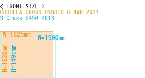 #COROLLA CROSS HYBRID G 4WD 2021- + S-Class S450 2013-
